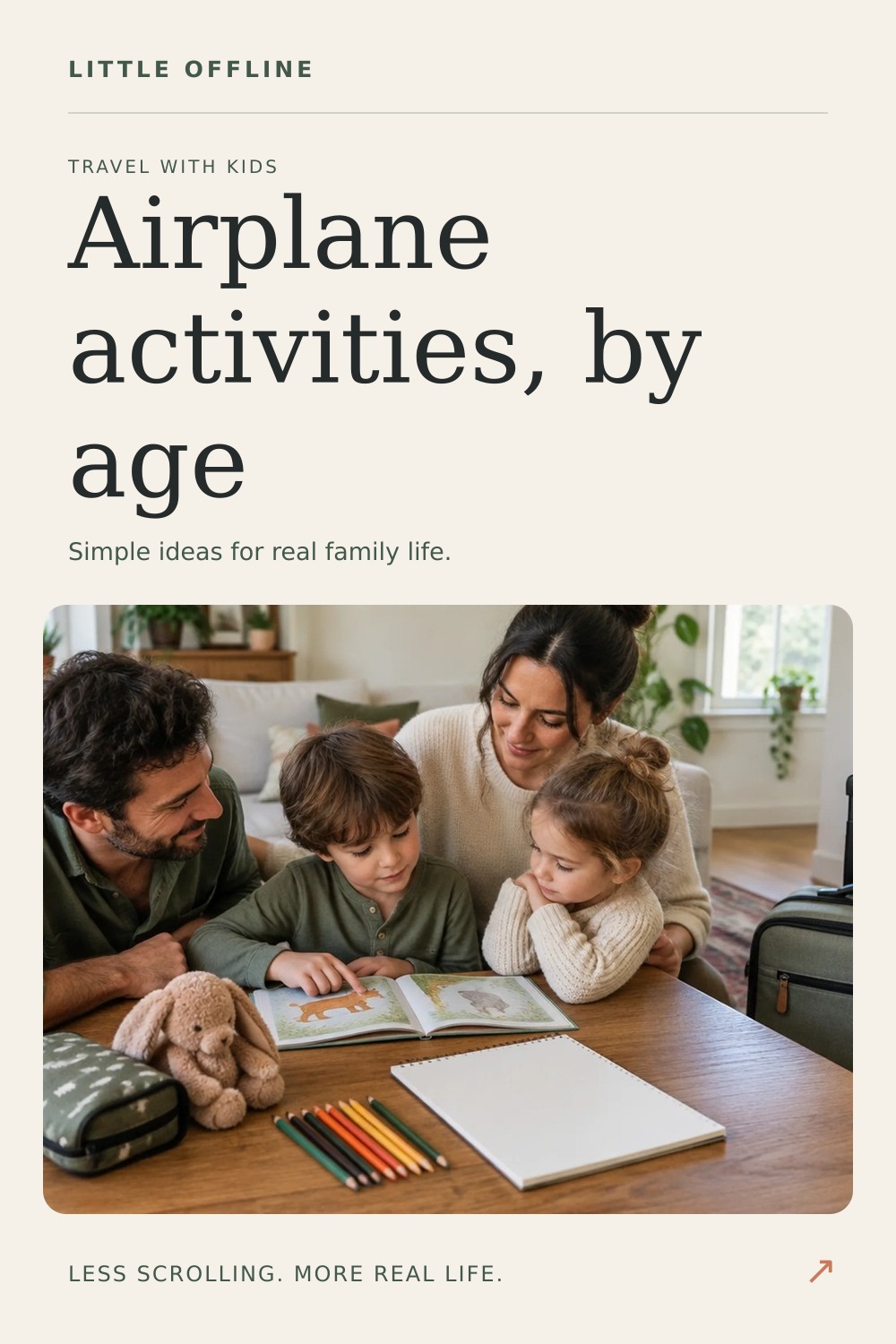Pinterest graphic: Airplane Activities for Kids by Age